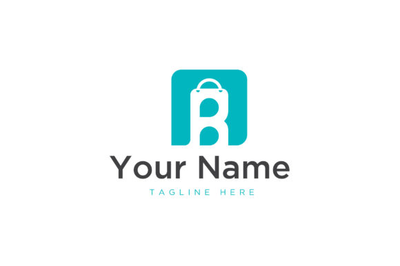 Creative Modern B Shopping Logo Design