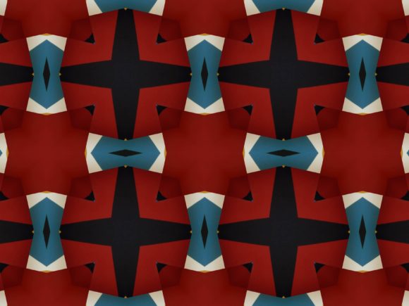 Exploring the Versatility of Red Abstract Ornament Pattern