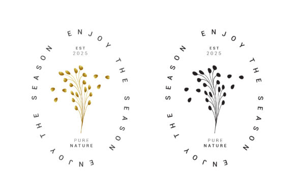 Modern Botanical Logo Design: A Blend of Nature and Elegance
