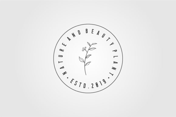 Nature Leaf Minimalist Logo Design