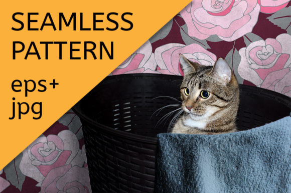 Seamless Pattern with Roses: A Versatile Design for Various Applications