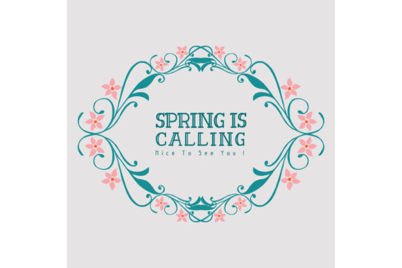 Spring Calling Poster: Romantic Design Ideas
