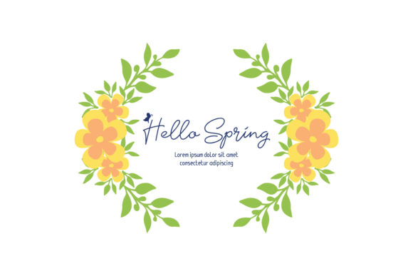Strategic Use of Template Design for Card Hello Spring: Enhancing Creativity and Communication